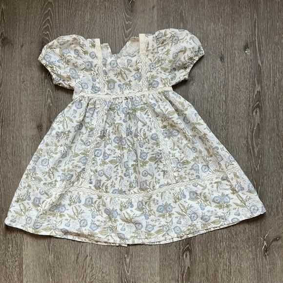 Susu & Cra Luxury Brand 100% Cotton 3Y Button Back Dress - Picture 1 of 10